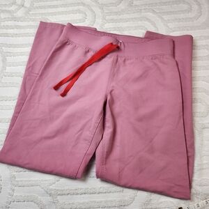 Figs Dusty Rose Womens Technical Collection Scrub Pants Xs
